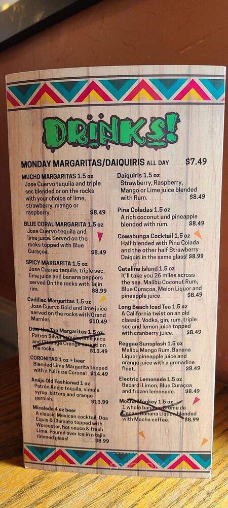 Los Cabos Cantina & Grill - Whitby, ON menu_pic