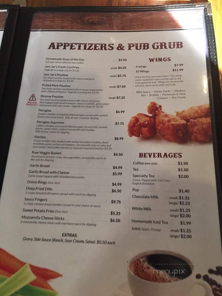 JR's Gas Bar & Family Restaurant - Huron East, ON menu_pic