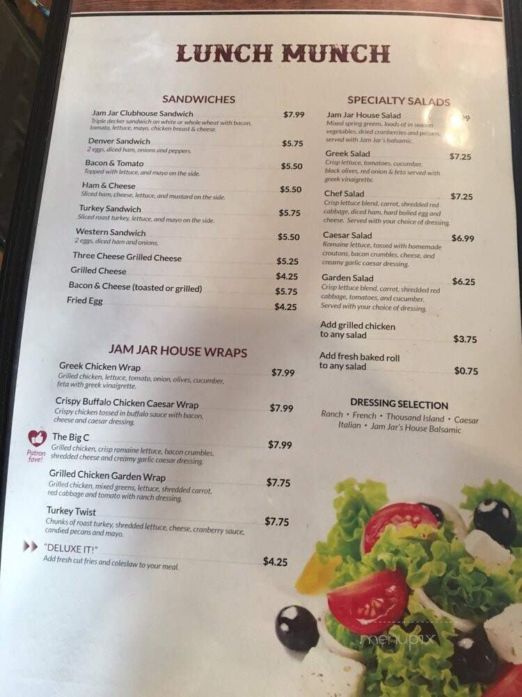 JR's Gas Bar & Family Restaurant - Huron East, ON menu_pic