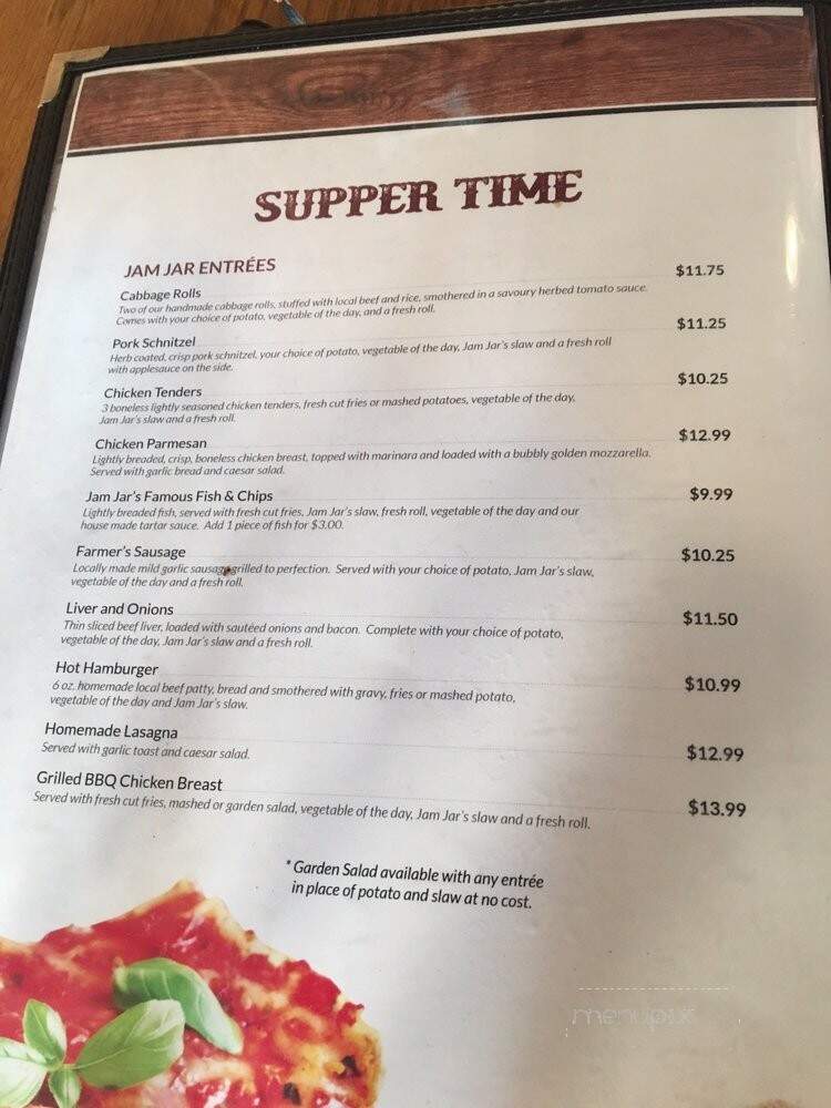 JR's Gas Bar & Family Restaurant - Huron East, ON menu_pic