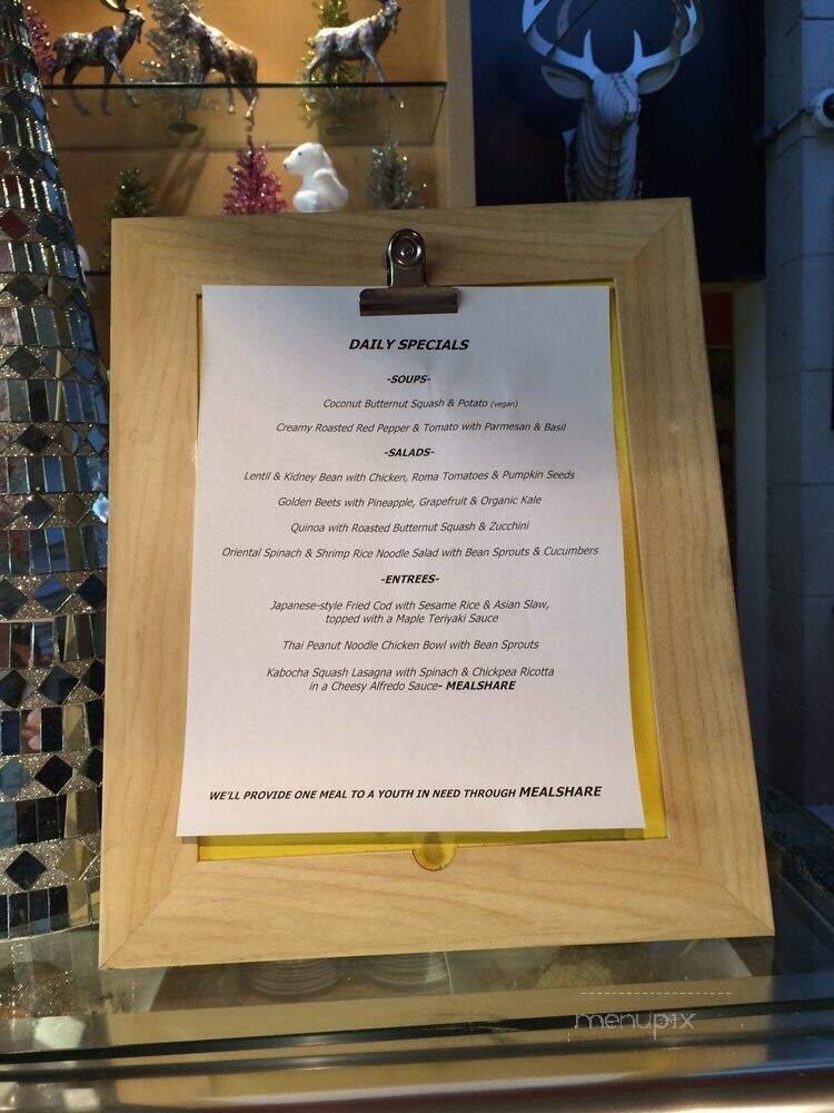 Gallery Cafe - Vancouver, BC menu_pic