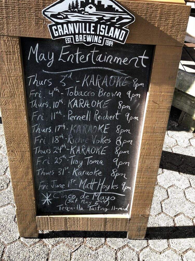 The Yard Cafe - Vancouver, BC menu_pic
