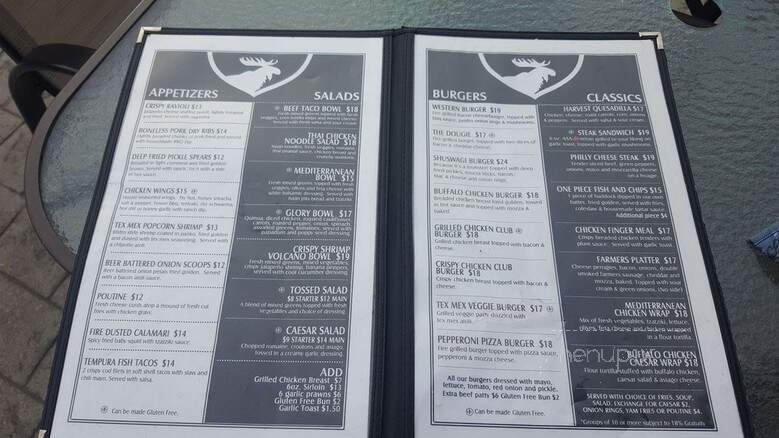 Moose Mulligans Marine Pub - Sicamous, BC menu_pic