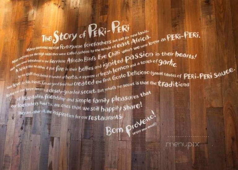 Nando's Chicken - New Westminster, BC menu_pic