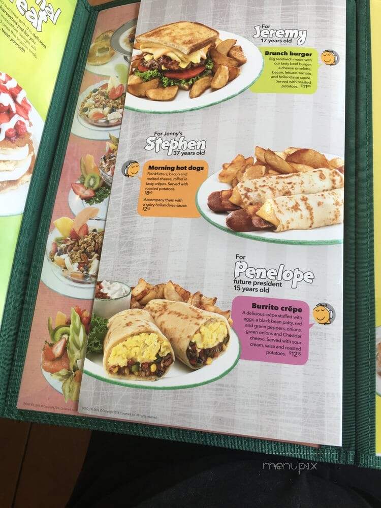 Cora's Breakfast & Lunch - Markham, ON menu_pic