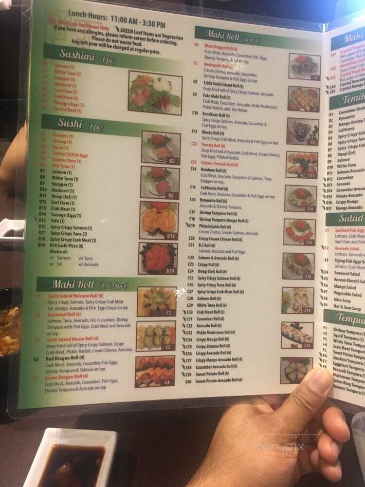 1000 Sushi Islands - Ottawa, ON menu_pic