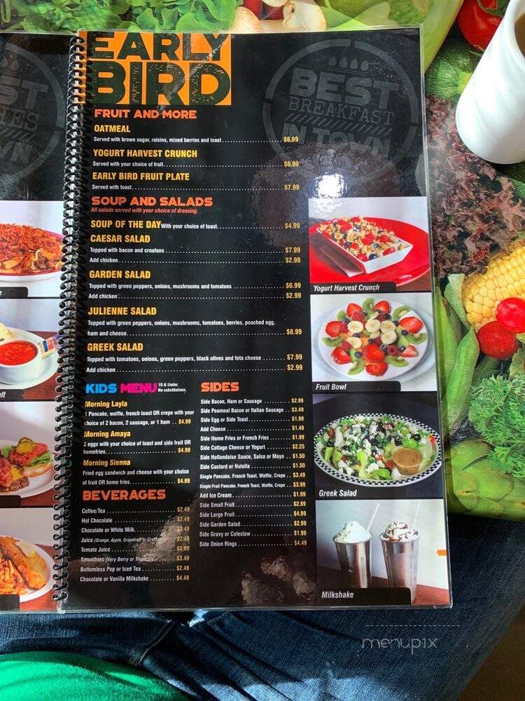 Early Bird Restaurant - Saint Catharines, ON menu_pic