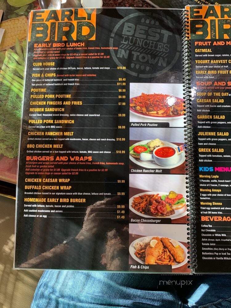 Early Bird Restaurant - Saint Catharines, ON menu_pic