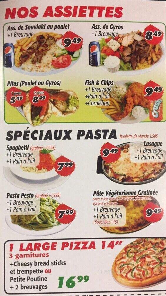 Pizza Time - Lasalle, QC menu_pic