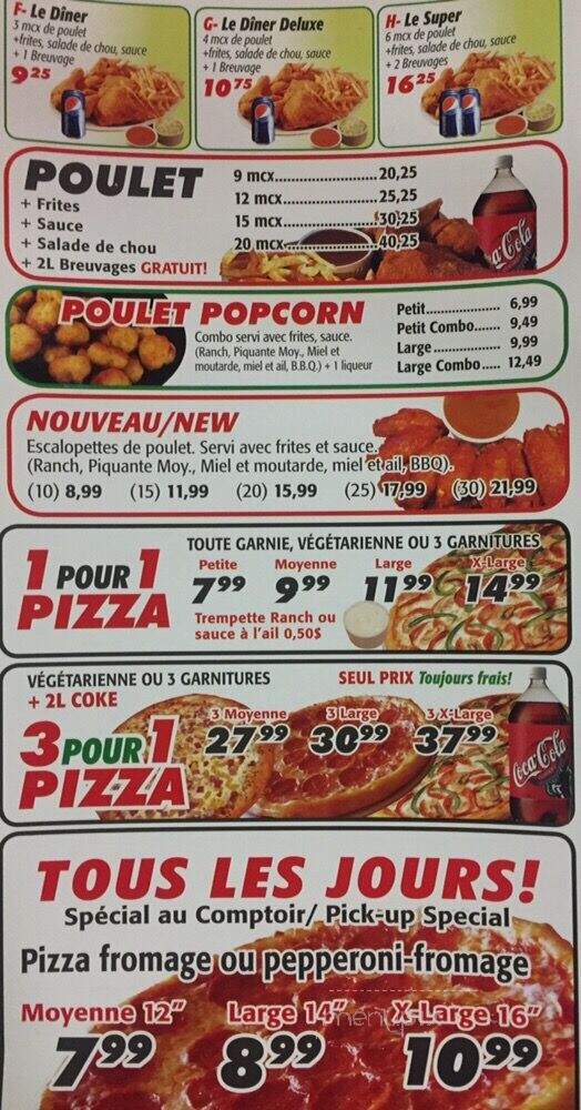 Pizza Time - Lasalle, QC menu_pic