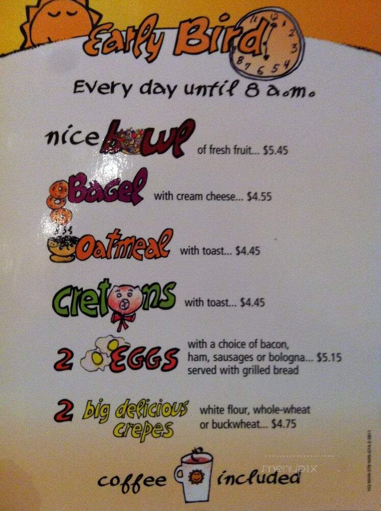 Cora's Breakfast & Lunch - Halifax, NS menu_pic