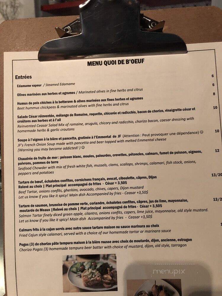 Resto Quoi de N'Oeuf - Montreal, QC menu_pic
