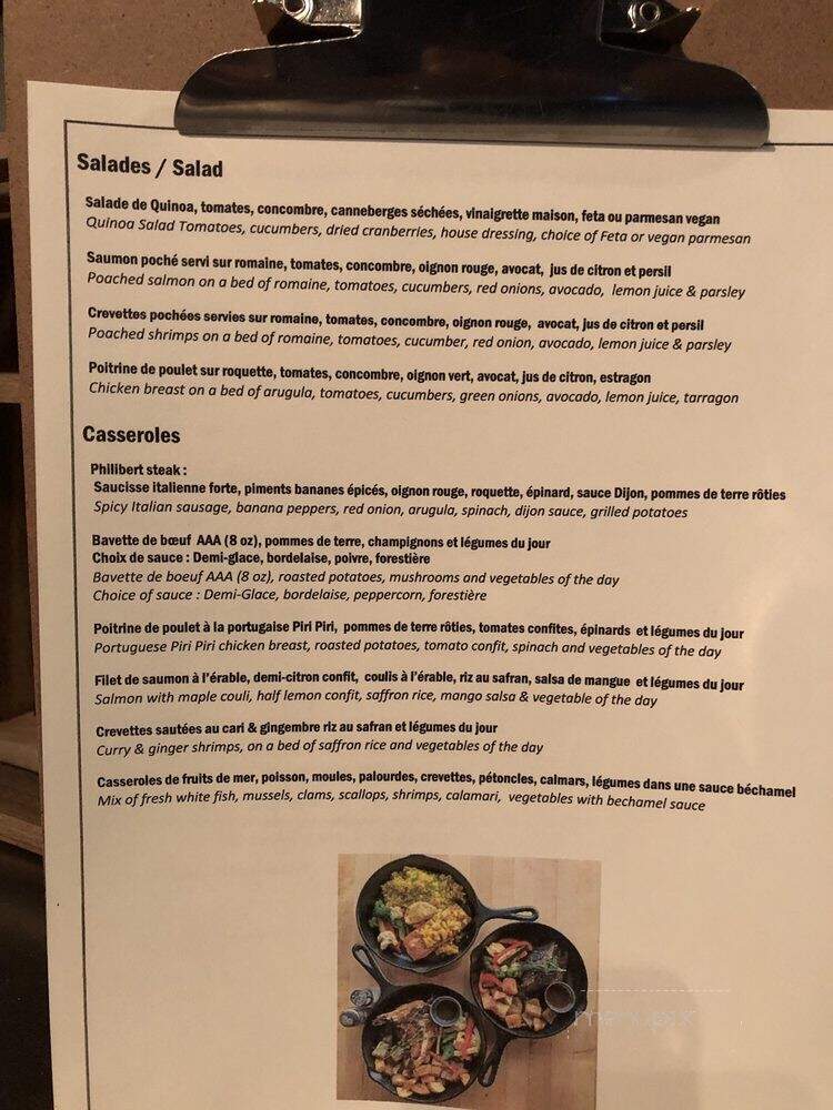 Resto Quoi de N'Oeuf - Montreal, QC menu_pic