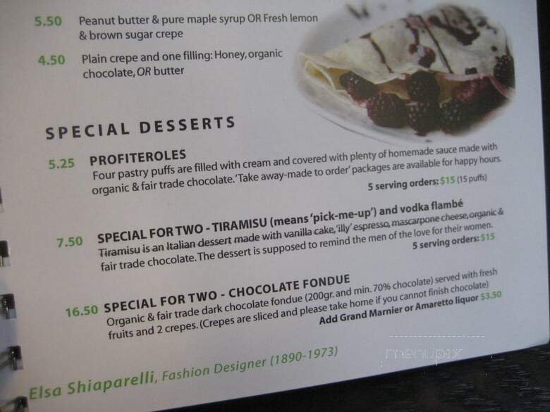 Art Square Gallery Cafe - Toronto, ON menu_pic