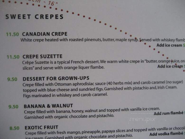 Art Square Gallery Cafe - Toronto, ON menu_pic