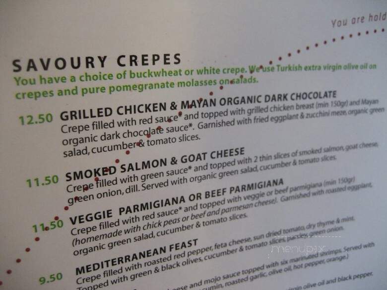 Art Square Gallery Cafe - Toronto, ON menu_pic