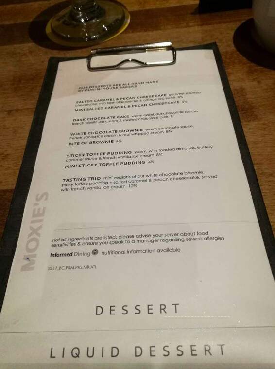 Moxie's Classic Grill - Lethbridge, AB menu_pic