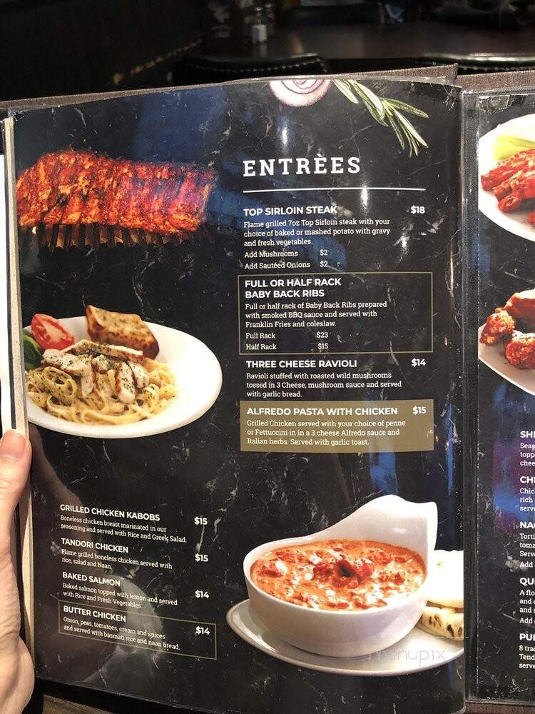 The Franklin House - Mississauga, ON menu_pic
