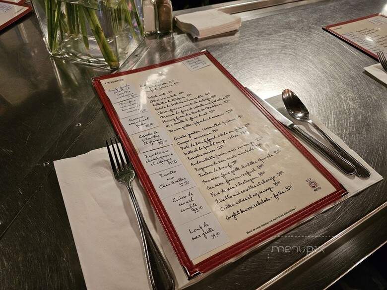 L'Express - Montreal, QC menu_pic