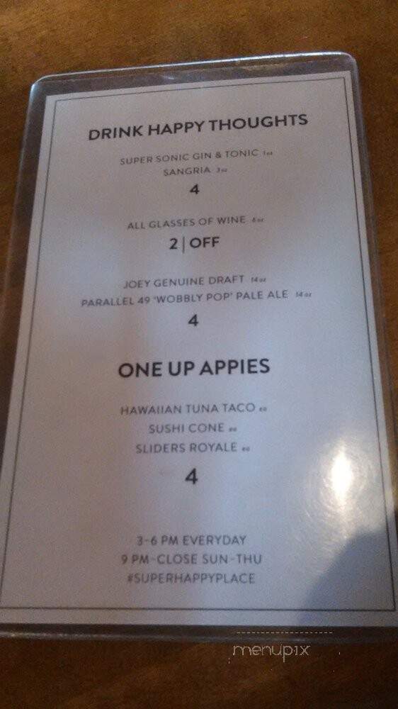Joey Tomato's Mediterranean Grill - Calgary, AB menu_pic