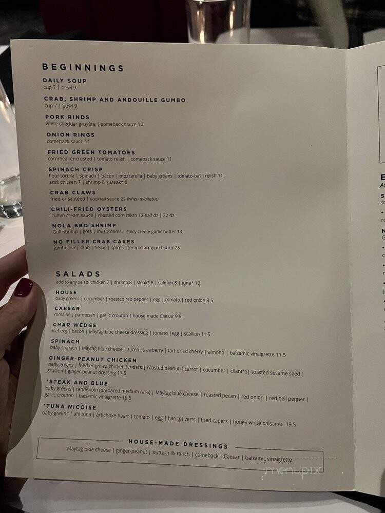 Adrienne's Restaurant & Service Station - Huntsville, ON menu_pic