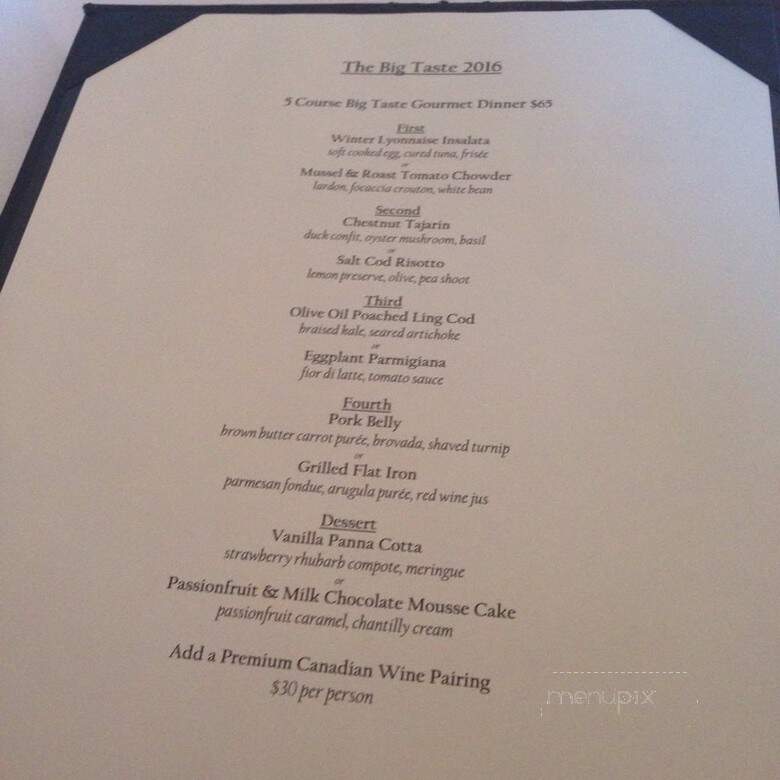 Teatro - Calgary, AB menu_pic