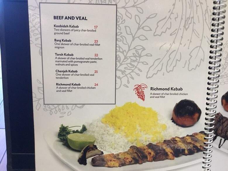 Shishlix - Richmond Hill, ON menu_pic