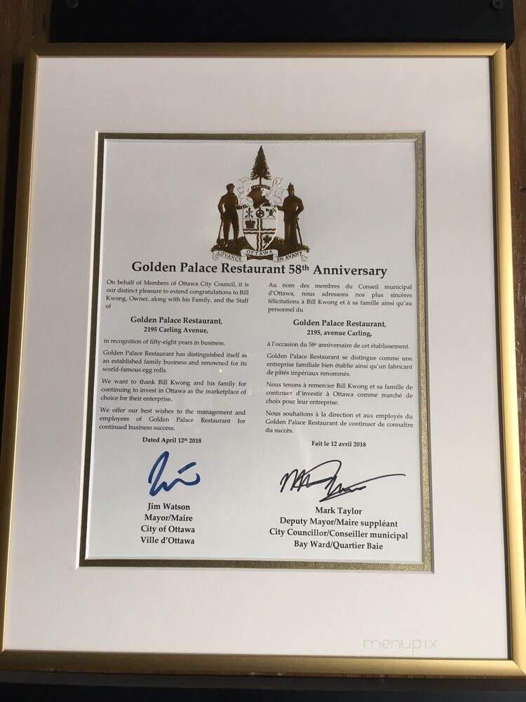 Golden Palace - Ottawa, ON