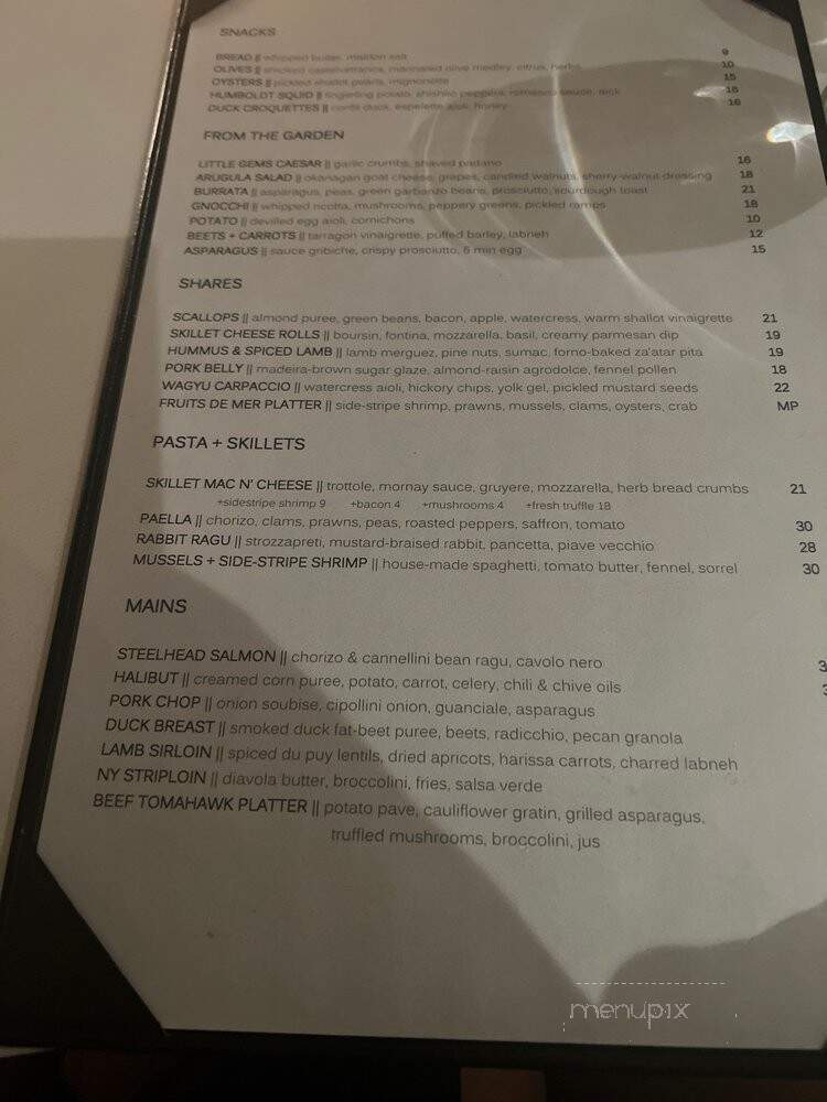 Dockside Restaurant & Brewing Co - Vancouver, BC menu_pic