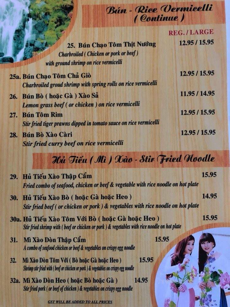 Bolsa Vietnamese - Calgary, AB menu_pic
