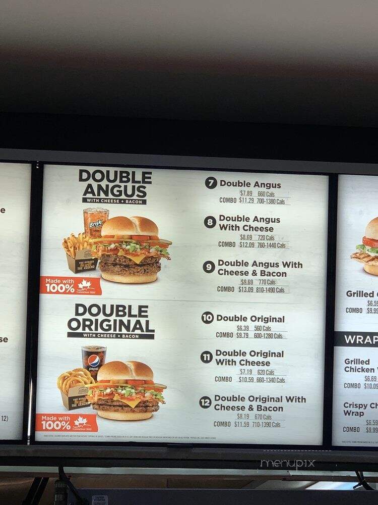 Harvey's Restaurant & Swiss Chalet - Ottawa, ON menu_pic