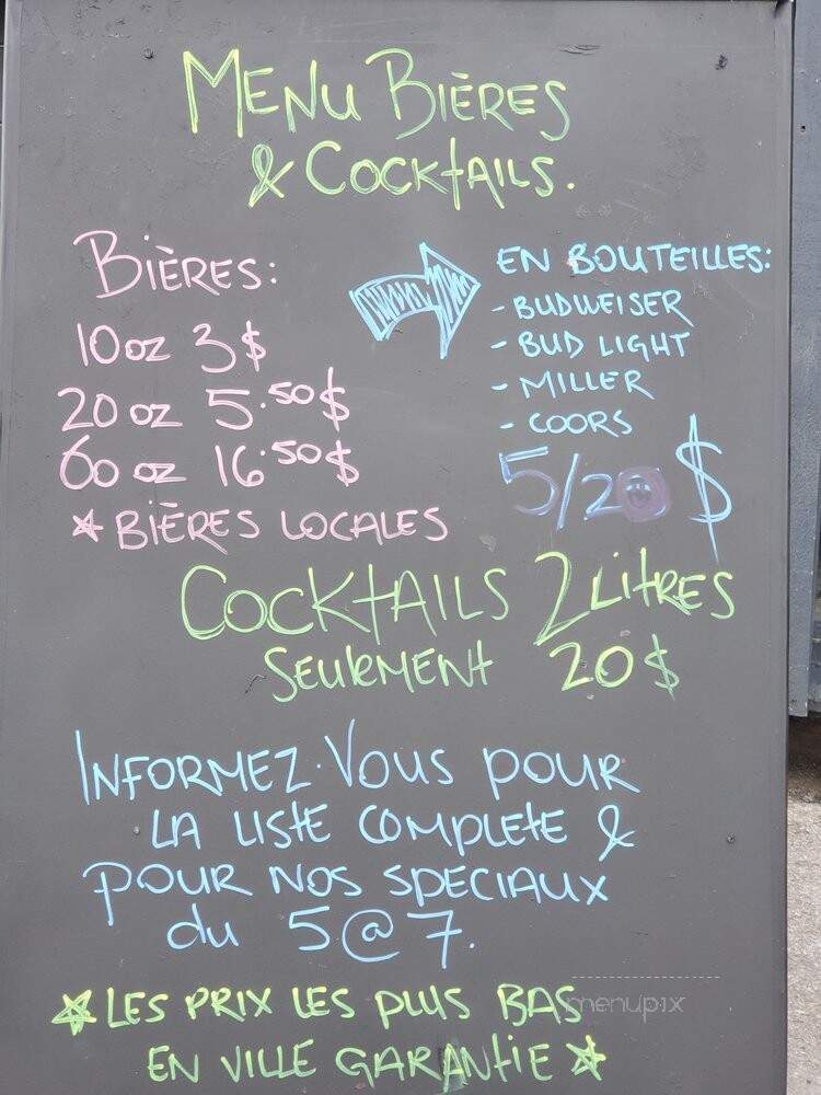 Bar-Spectacles La Ripaille - Repentigny, QC menu_pic