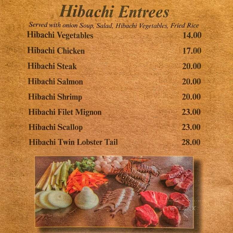 Fuji Japanese Restaurant - Guelph, ON menu_pic