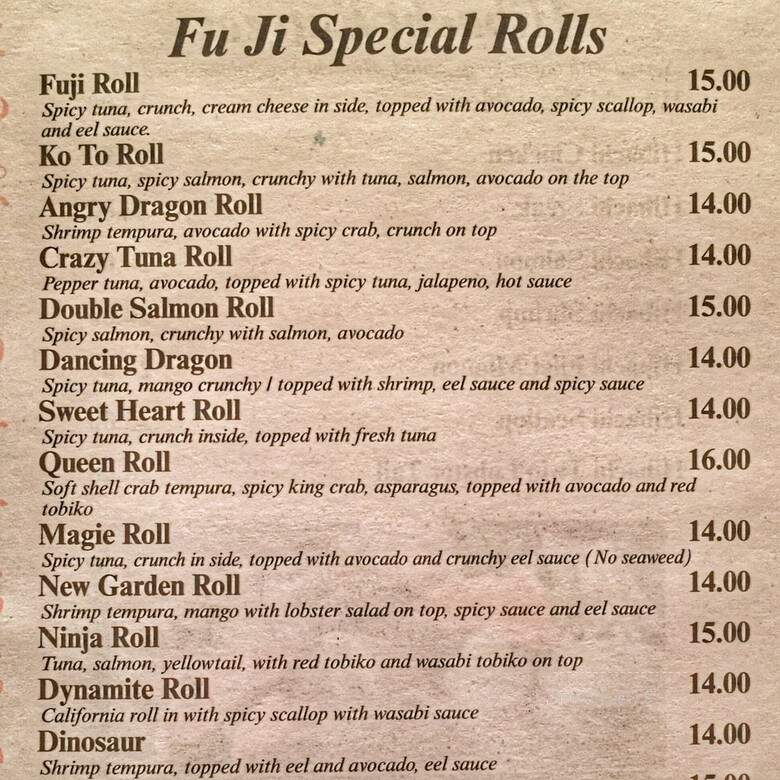 Fuji Japanese Restaurant - Guelph, ON