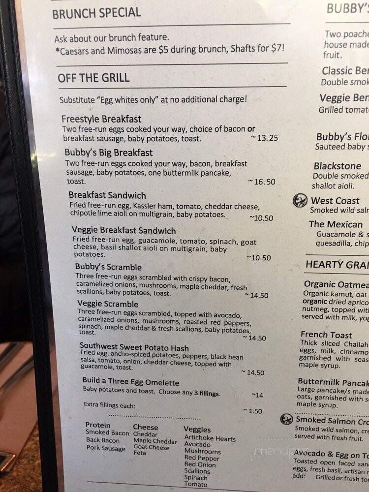 Bubby Rose's Bakery & Cafe - Victoria, BC menu_pic