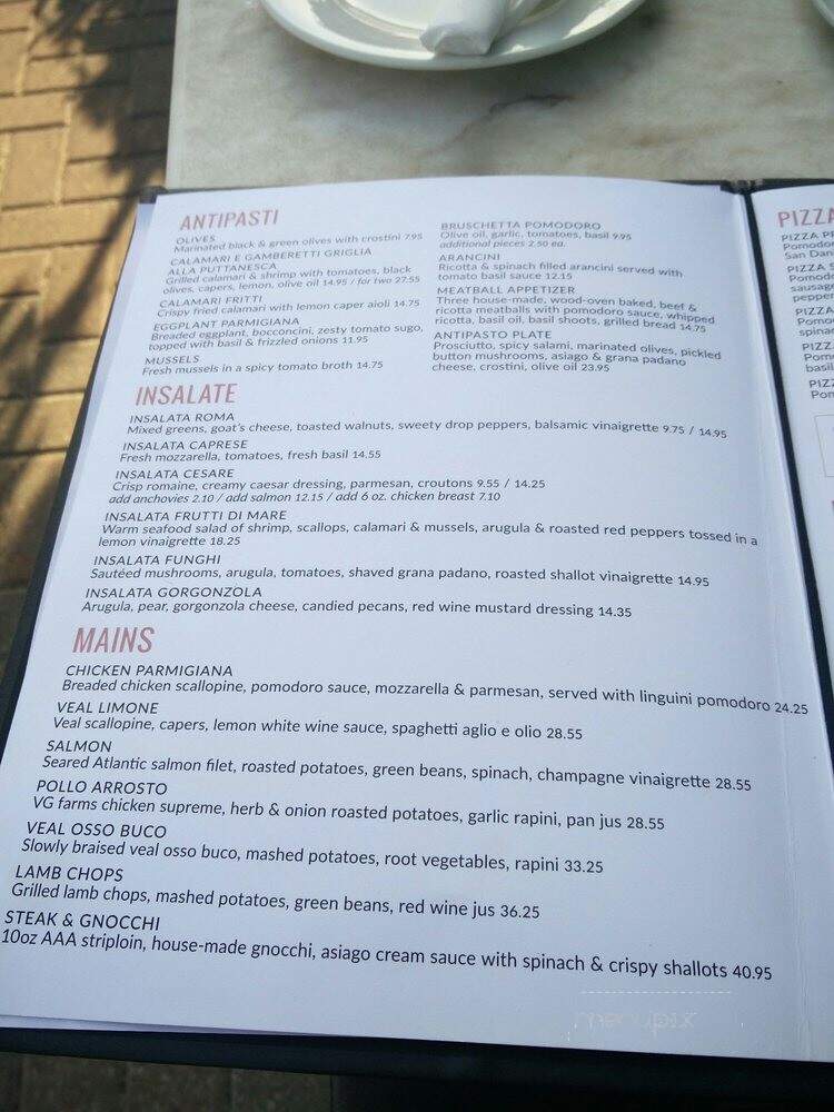 Il Fornello - Richmond Hill, ON menu_pic