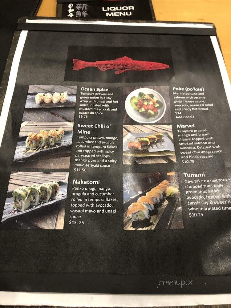 Opa Japanese Sushi Bar - Prince Rupert, BC