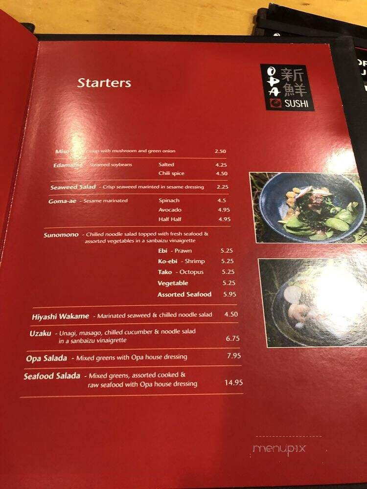 Opa Japanese Sushi Bar - Prince Rupert, BC