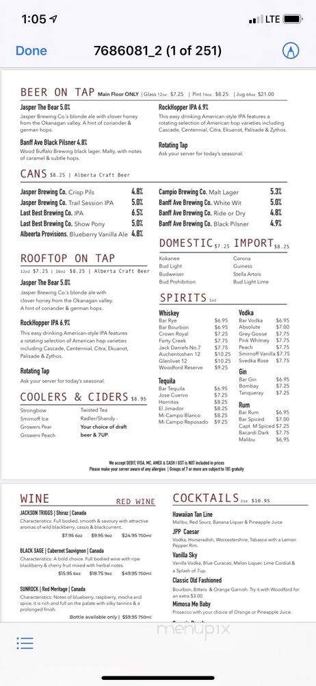 Jasper Pizza Place - Jasper, AB menu_pic