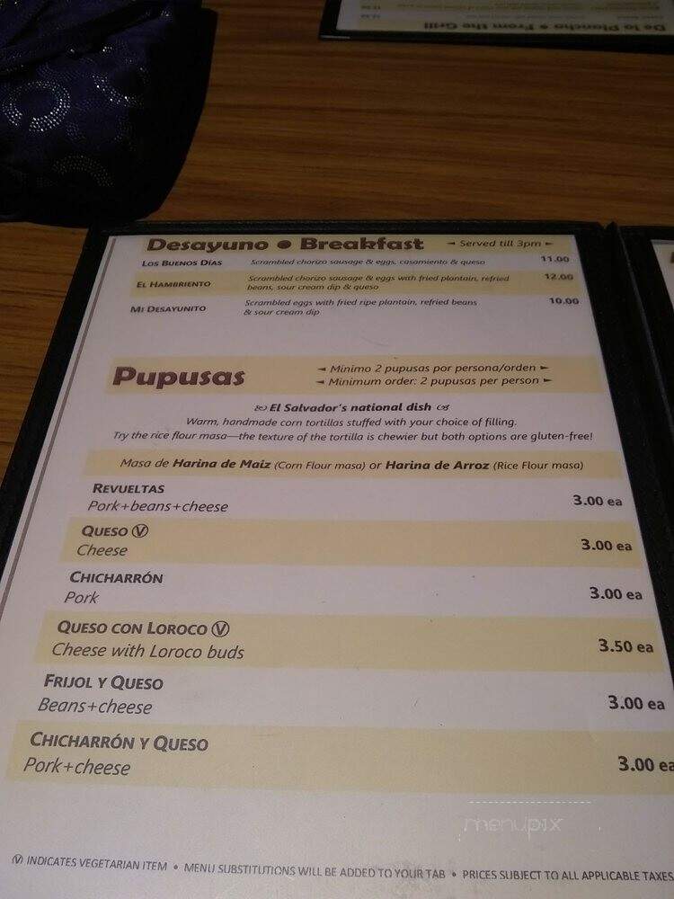 Cabana Restaurant La - Ottawa, ON menu_pic