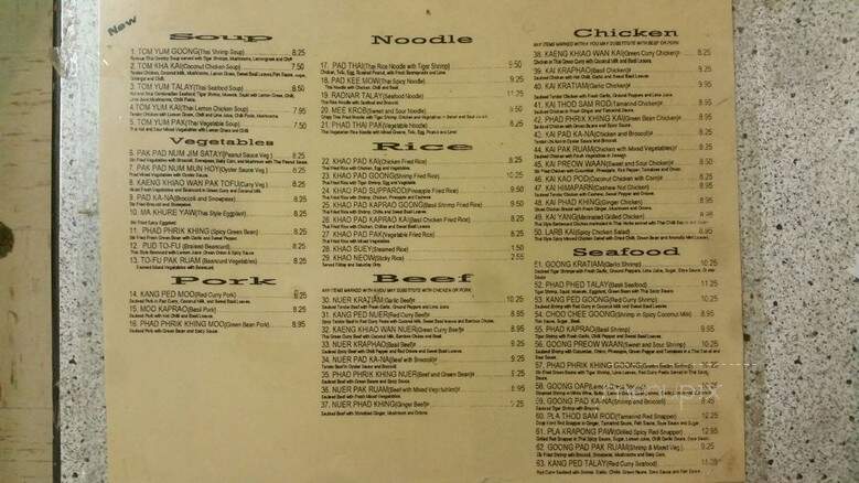 Thai Taste - London, ON menu_pic
