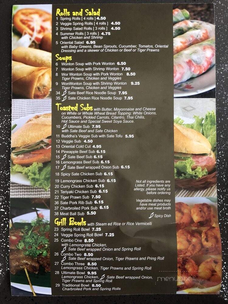 Thai Tai - Calgary, AB menu_pic