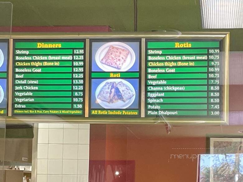 Island Foods - Toronto, ON menu_pic