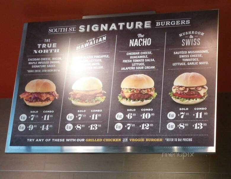 South St. Burger Co. - Burlington, ON menu_pic
