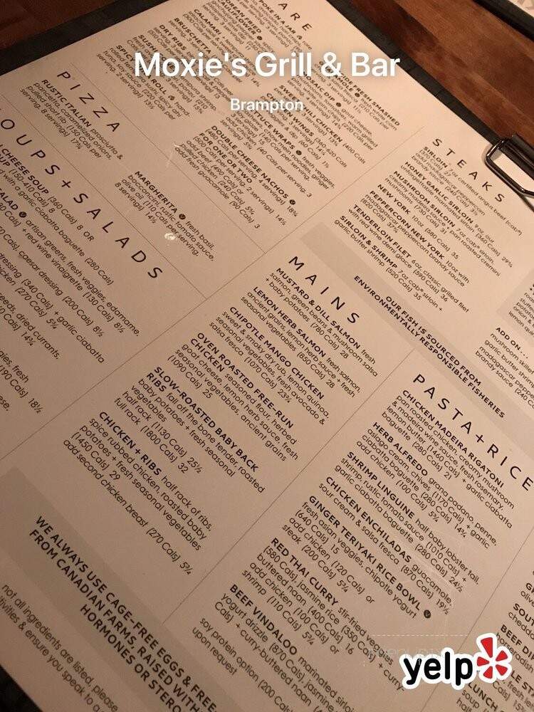 Moxie's Classic Grill - Brampton, ON