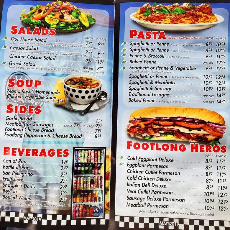 Nat's New York Pizzeria - Vancouver, BC menu_pic