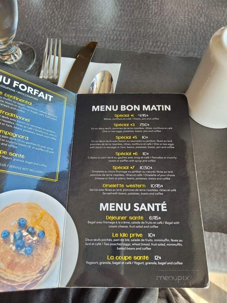 Delices du Petit Manoir du Casino Restaurant (Les) - La Malbaie, QC menu_pic
