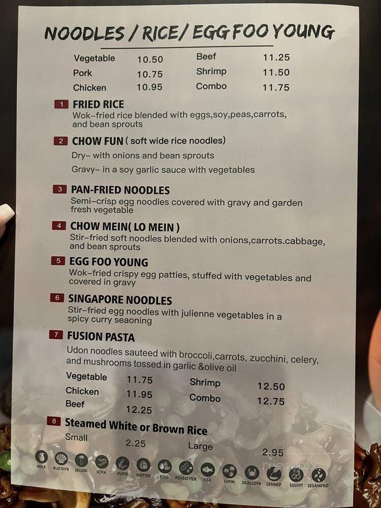 Wok Of Flame - Etobicoke, ON menu_pic