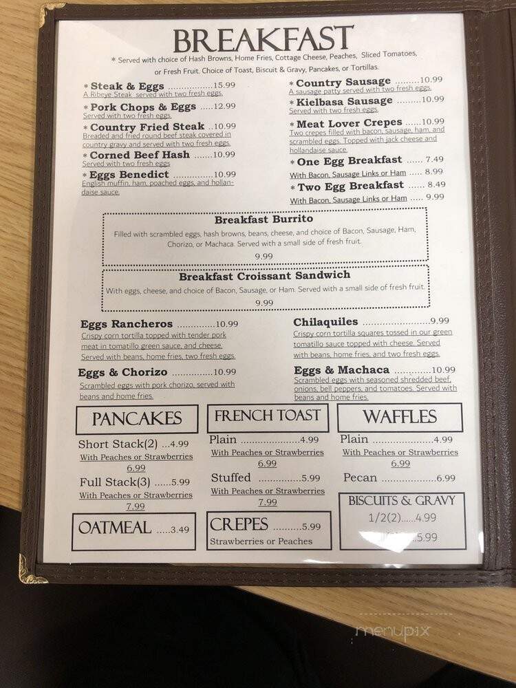 Coe Hill Country Kitchen - Coe Hill, ON menu_pic