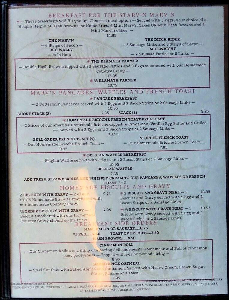 Starvin Marvin 2 - Chelmsford, ON menu_pic